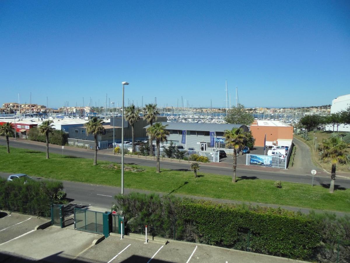 Ferienwohnung Cap D'Agde 300M Plage Du Mole,Vue Port,Parking,Lave Linge,Piscine Exterior foto